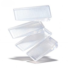 Heavy-Duty Furniture Levelers Shims for Uneven Floors - Plastic Transparent