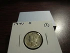 1941 D - USA Silver Dime - American 10 cent coin