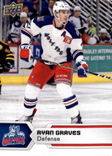 5 CARD LOT - 2017-18 Upper Deck AHL - Ryan Graves #18 (RC)