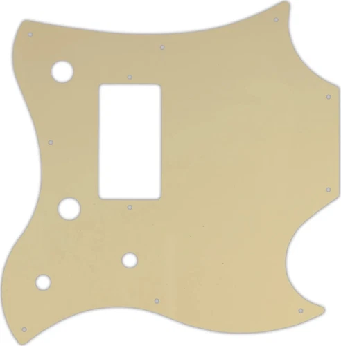 WD Custom Pickguard For Gibson 2011 SG Style Melody Maker #06B Cream/Black/Cream