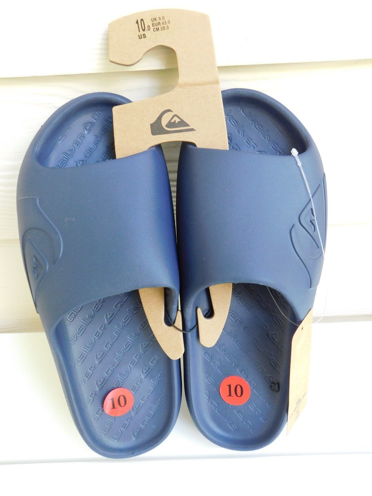 SAOLA Quiksilver Cloudbreak Slides ciabatte sandali uomo taglia 10 blu evaupper suola EVA