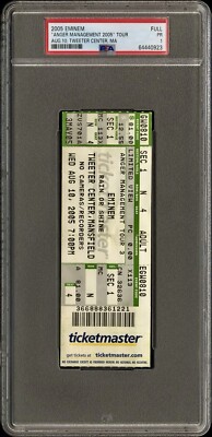 EMINEM “ANGER MANAGEMENT 2005” TOUR CONCERT FULL TICKET 8/10/2005