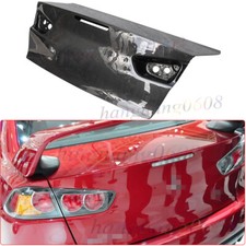 Cubierta de maletero trasero de fibra de carbono real para Mitsubishi Lancer EVO10 2008 UP