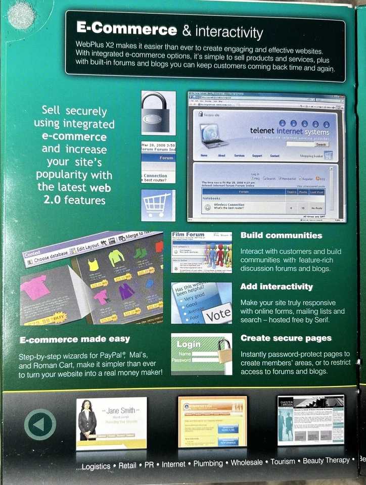 New Serif Webplus X2 Website Maker - Image 3 of 4