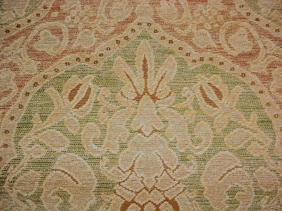 2-7/8 Kravet Couture 19813 Palais Washed French Damask Apricot Upholstery Fabric - Image 3 of 4