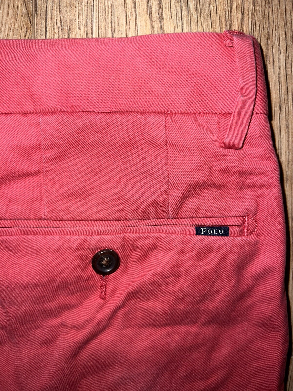 Polo Ralph Lauren Men's Red Slim Fit Chino Shorts W33 Excellent RRP £109 image 7
