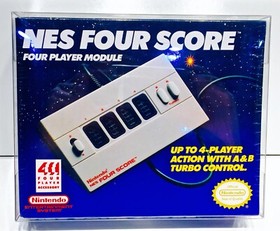 1 Box Protector for the NES FOUR SCORE Box!   See pictures! Clear Display Case