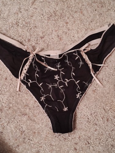 Sexy Vintage bustier lady corset top and underwear, black SIZE 34 C MEDIUM - Picture 11 of 11