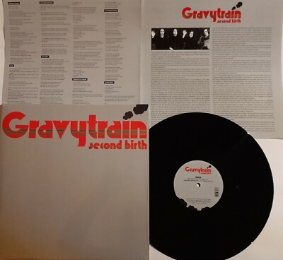 LP Gravy Train Second Birth (Re) Long Hair Music LHC252 - Still Sealed