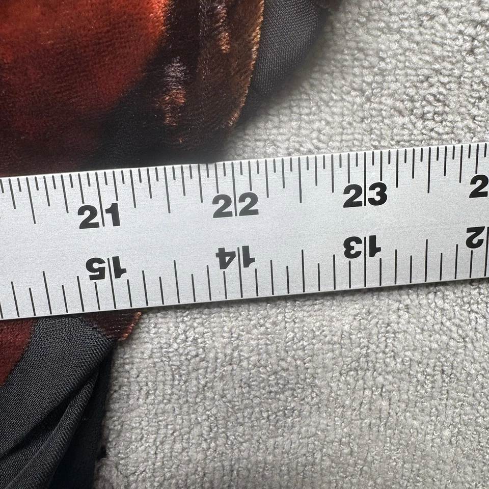 Blusa vintage Joseph A para mujer M terciopelo burnout floral túnica top manga Dolman Foto 4 de 4