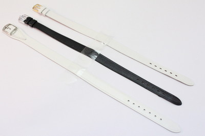 60-70er Leder Uhrenarmband Leather strap 10mm auch für Feste Stege, sehr weich