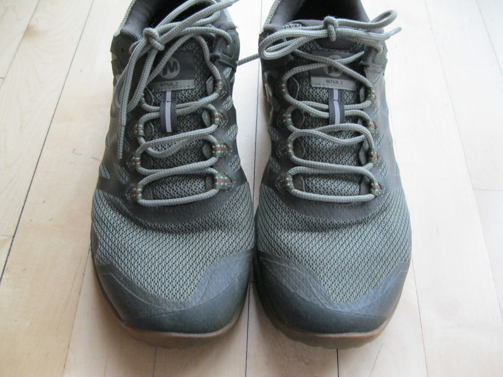 Scarpe da sneaker da escursione Merrell Nova 2 in rete Trail Run J035567 verde oliva uomo 8 5