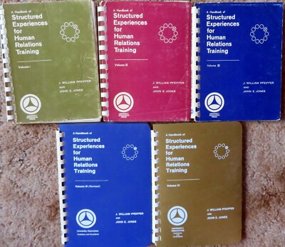 STRUCTURED EXPERIENCES FOR H.R. TRAINING - Volumes I-IV (5 Issues) - Spiral