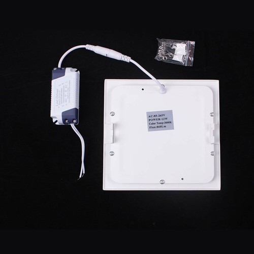 ECD Germany 1er Pack LED Panel Einbaustrahler 5,5W, Rund 105x30 Mm