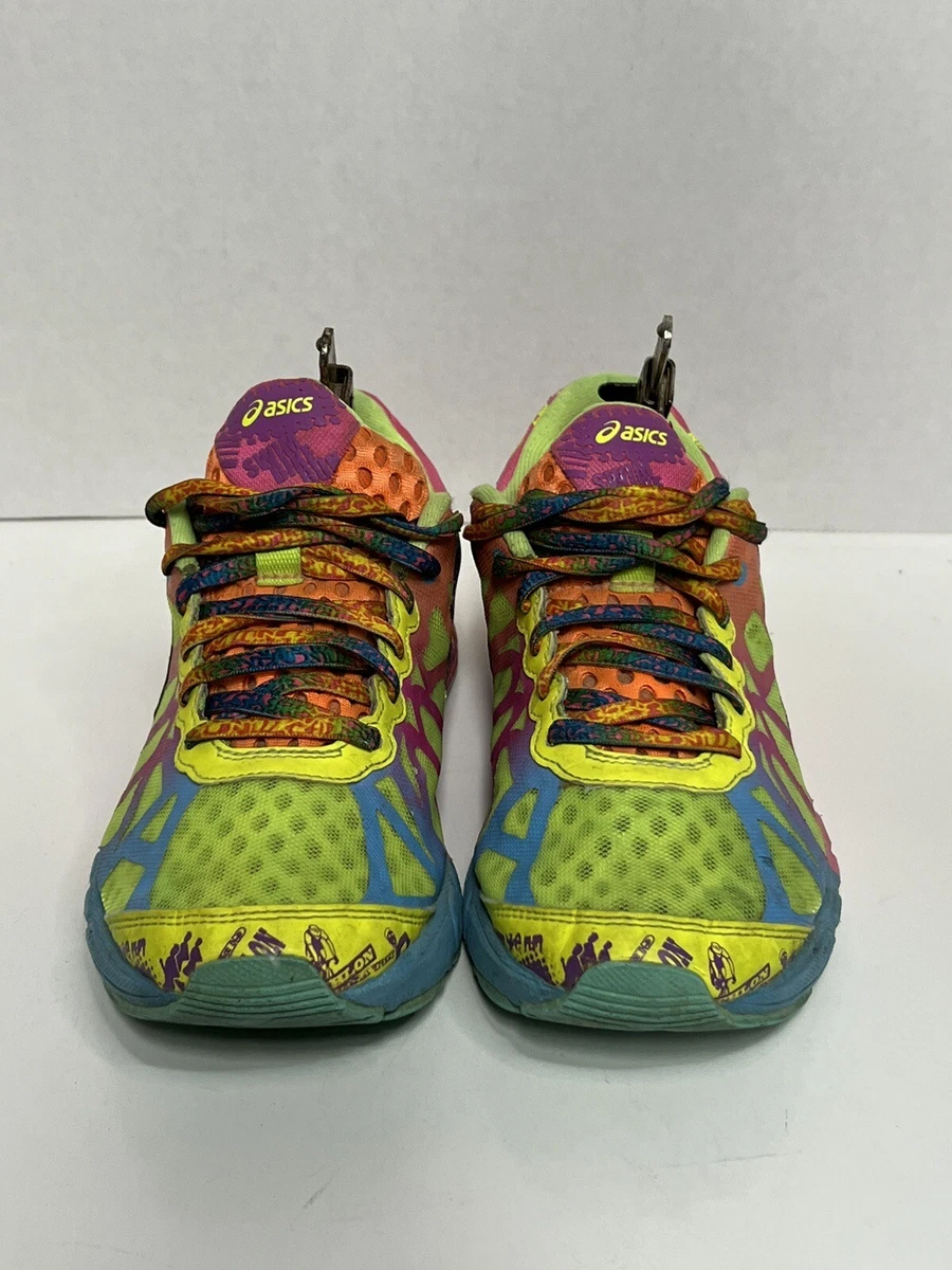 Asics Gel Noosa TRI 9 Athletic Running Shoes Woman 7.5 Neon Yellow