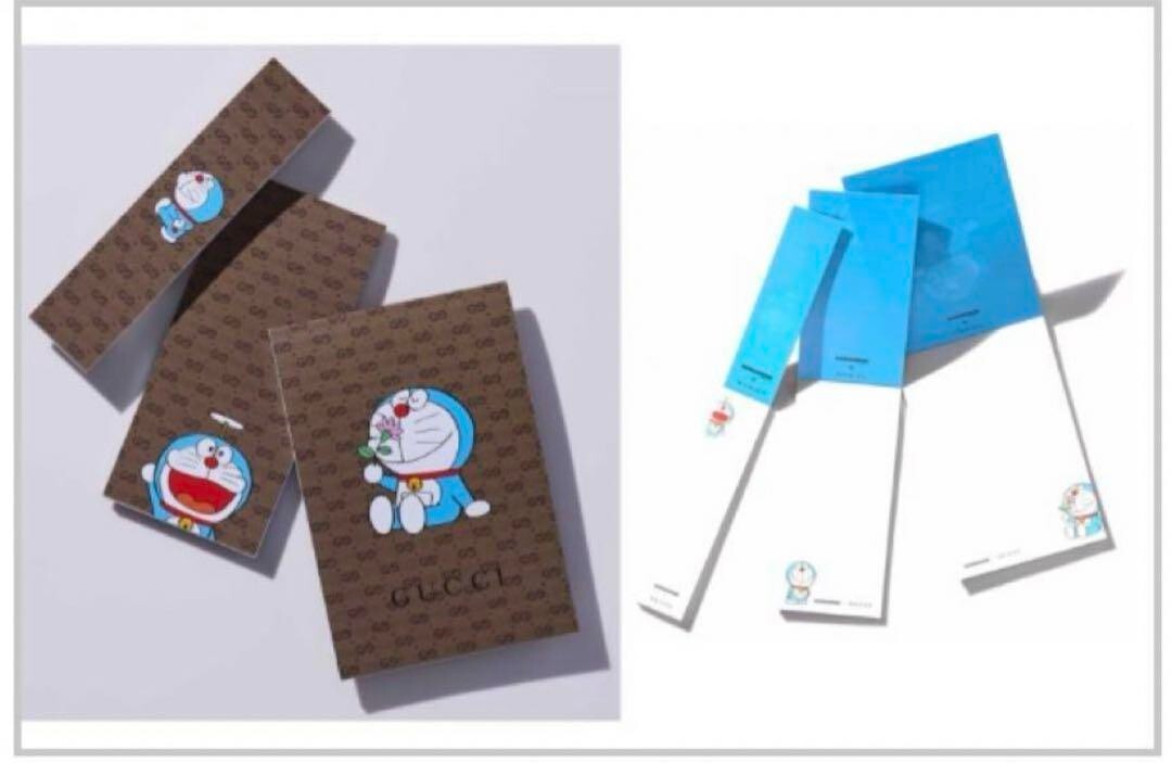 GUCCI x Doraemon Collaboration Japan Notebook Memo Pad Special