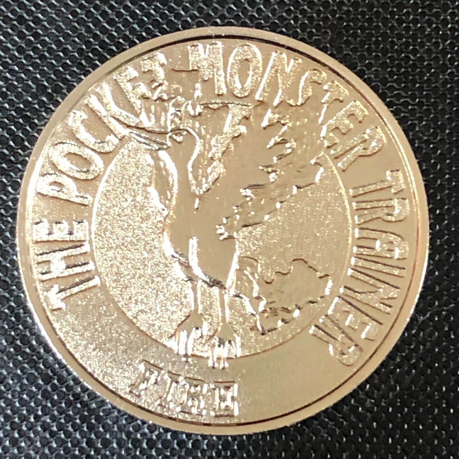 Pokemon Bandai Metal Battle Silver Coin Medal - Nintendo - Moltres #0218