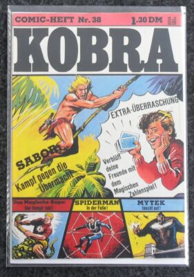 Cobra Comic Book No. 38 (1975) - Gevacur Publisher - Condition 1-