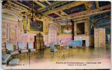 Postcard - Saloon of Louis XIII, Palais de Fontainebleau, France