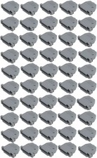 50 PCS DB25 D-SUB 25 Pin RS232 Serial Plastic Hood Shell Solder Connector Cover