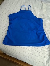 Beachsissi Tankini Swim Top XL Blue New With Tags Free Ship