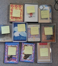 Large Lot of 98 Christmas Cards and Envelopes Mixed Designs and Sayings Collect