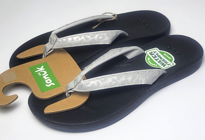 Sanuk Womens Cosmic Shores Leopard Black 6 | eBay