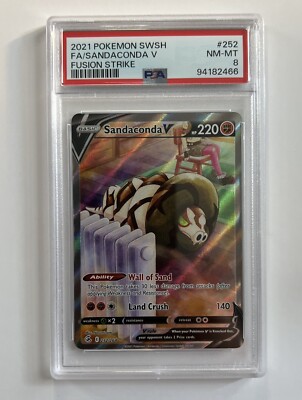 Sandaconda V (Alternate Full Art) 252/264 Swsh08: Fusion Strike