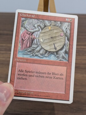 Wheel of Fortune German FWB MTG Foreign White Border Magic TCG