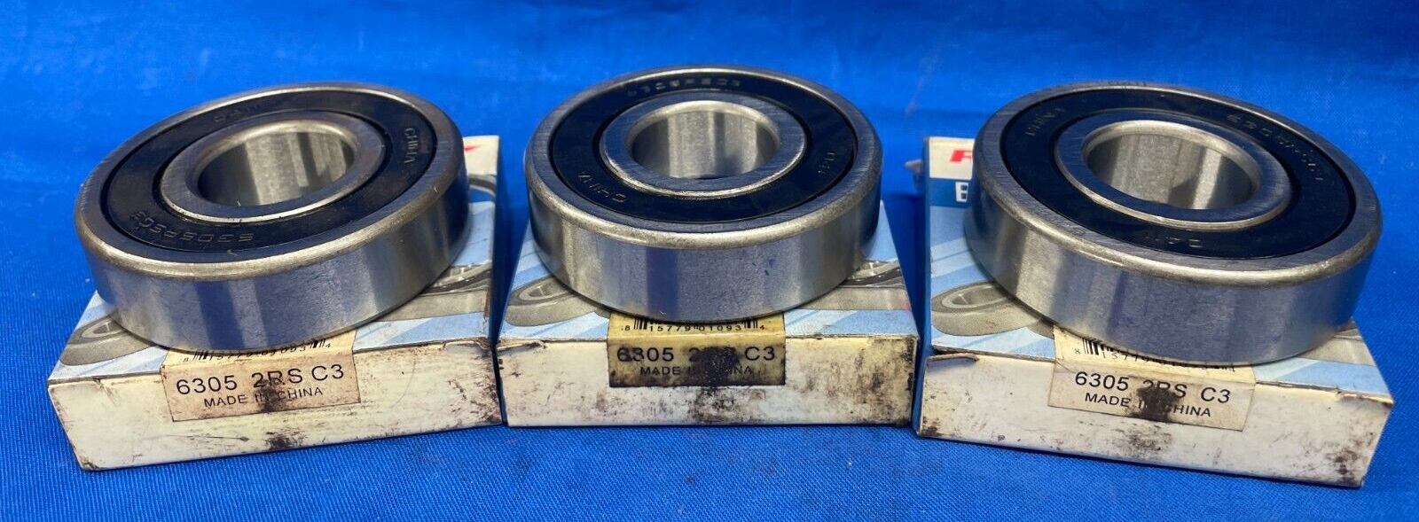 RELIAMARK DEEP GROOVE BALL BEARING 6305 2RS C3 25MM X 62MM X 17MM * LOT