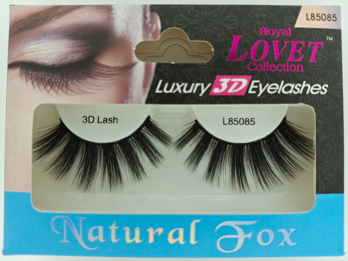 3 Pairs False Eyelashes Lovet Luxury 3D Volume Eyelashes L85085 eBay