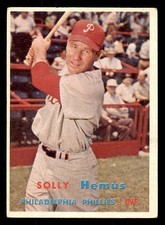 1957 Topps #231 Solly Hemus Scan of the Card you'll receive Condition: VG-EX