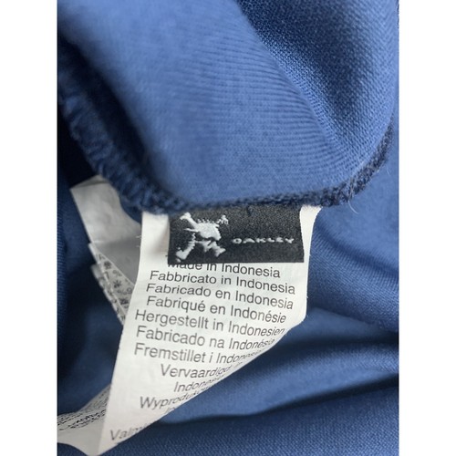 Sudadera Oakley Para Hombre Azul Rendimiento Elastizada 1/4 Cuarto Cremallera Talla M - Imagen 7 de 9