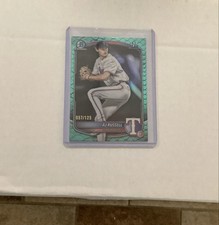 2025 Bowman Draft - Chrome AJ Russell #BDC-51 Aqua Reptilian Refractor /125 (RC)