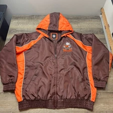 Cleveland Browns NFL G-III Full Zip Puffer Jacket 2XL Brownie The Elf