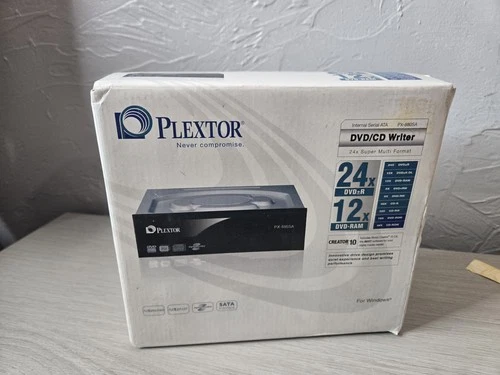 SEALED Plextor PX-880SA-26 DVD/CD Writer Internal Serial ATA 24X Multi Format 