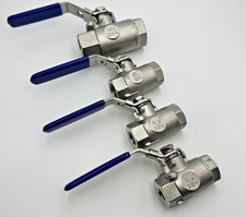 Stainless Steel 1000 psi rated Ball valve Npt With Lock-out 1000 CWP WOG