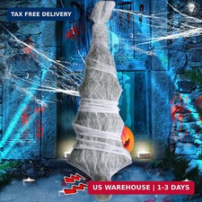 Halloween Decorations, 72 inches Scary Hanging Cocoon Corpse Props with Spooky S