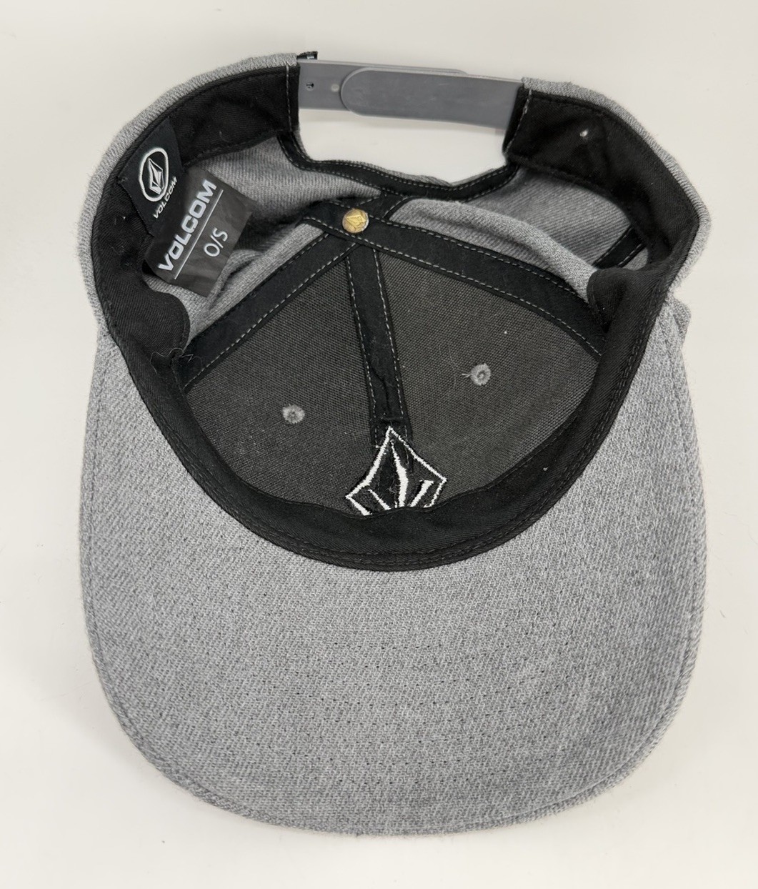 Volcom Gray Ball Cap Hat Adjustable - image 2