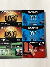 DVC Mini Video Tape Lot 6  New Fuji Sony TDK Tape