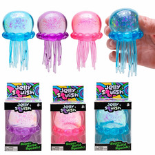 Fuzz Ball Jellyfish Squishy Blind Box Random Color Stress Relief