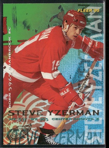 Steve Yzerman #67 1994 Fleer card