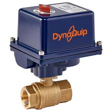 Dynaquip Controls Ehh27ate25h 1-1/2" Fnpt Brass Electronic Ball Valve 2-Way