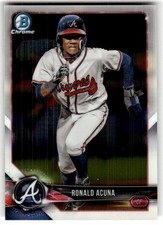 2018 Bowman Ronald Acuna Chrome Prospects #BCP1