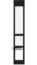 Hakuna Pets Large Glass Patio Panel Pet Door for Sliding Doors Lockable Flap