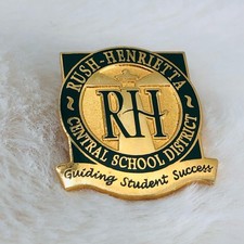 Rush Henrietta Central School District New York Educational Lapel Pin