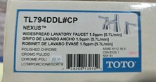 TOTO Nexus TL794DDL CP Widespread Lavatory Faucet Polished Chrome w/ Drain