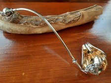 Sterling Silver George Sharp Ball End Medusa Spouted Ladle, Mono M