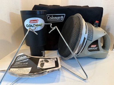 Coleman Golfcat Propane Golf Cart Catalytic Heater With Bag Model 5036A Golf Cat