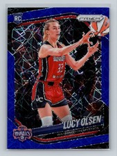 2025 Panini Prizm WNBA - Lucy Olsen #104 Blue Velocity Prizm (RC)